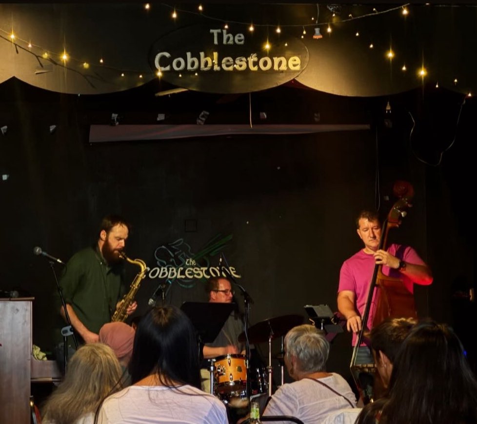 kevin brady music (@kevdawg11) on Twitter photo Not the norm style of music ya would hear at the cobblestone 🎼. But a great space to play Jazz Sax Trio with Tom Caraher & Dave Redmond. Thanks Hayley for organising it. <a href="/jazzireland/">Jazz Ireland</a> <a href="/totallydublin/">Totally Dublin</a> <a href="/ZildjianCompany/">Zildjian Company🌕</a> <a href="/vicfirth/">Vic Firth</a> <a href="/Jazzwise/">Jazzwise</a> Not the norm style of music ya would hear at the cobblestone 🎼. But a great space to play Jazz Sax Trio with Tom Caraher & Dave Redmond. Thanks Hayley for organising it. <a href="/jazzireland/">Jazz Ireland</a> <a href="/totallydublin/">Totally Dublin</a> <a href="/ZildjianCompany/">Zildjian Company🌕</a> <a href="/vicfirth/">Vic Firth</a> <a href="/Jazzwise/">Jazzwise</a>