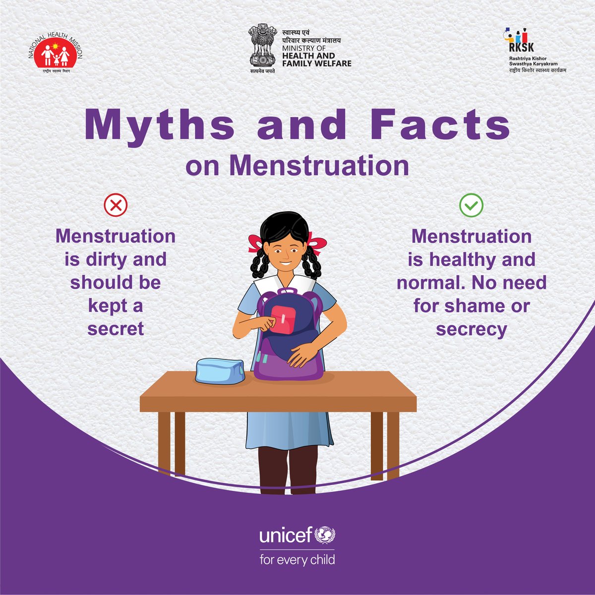U-Report India (@ureportindia) on Twitter photo 🩸Let’s end the stigma around periods!
Periods are normal. Talking about them should be too.
📲 Take the menstrual hygiene quiz on U-Report India now: unicef.link/3T1ewIC
<a href="/UNinIndia/">United Nations in India</a> <a href="/UNICEFIndia/">UNICEF India</a> <a href="/UReportGlobal/">U-Report</a>
#UReportIndia #MenstrualHygiene #Periods 🩸Let’s end the stigma around periods!
Periods are normal. Talking about them should be too.
📲 Take the menstrual hygiene quiz on U-Report India now: unicef.link/3T1ewIC
<a href="/UNinIndia/">United Nations in India</a> <a href="/UNICEFIndia/">UNICEF India</a> <a href="/UReportGlobal/">U-Report</a>
#UReportIndia #MenstrualHygiene #Periods