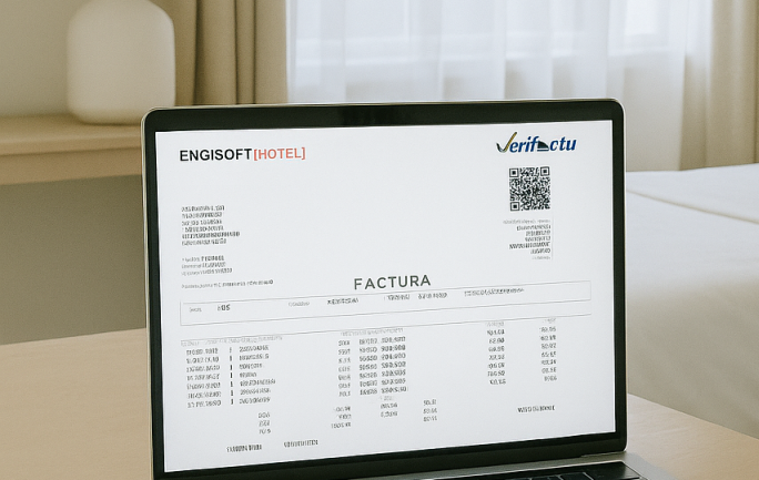 ¡Atención hoteleros! 📢 ENGISOFT Hotel ya está certificado VERIFACTU. ✅ Adapta tu facturación a la normativa AEAT de forma automática y segura. ¡Tu tranquilidad es nuestra prioridad! Conoce más engisofthotel.com/verifactu/ #Verifactu #AEAT #SoftwareHotelero #PMS