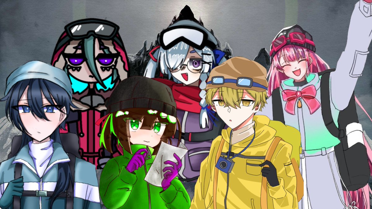 iyu_008's tweet image. 2日前だけどマダミス狂気山脈GMとして皆さんに登ってもらいました〜!!
マダミスGMは初だったからいろいろ不備はあったけど、楽しかった!!ありがとうございました!