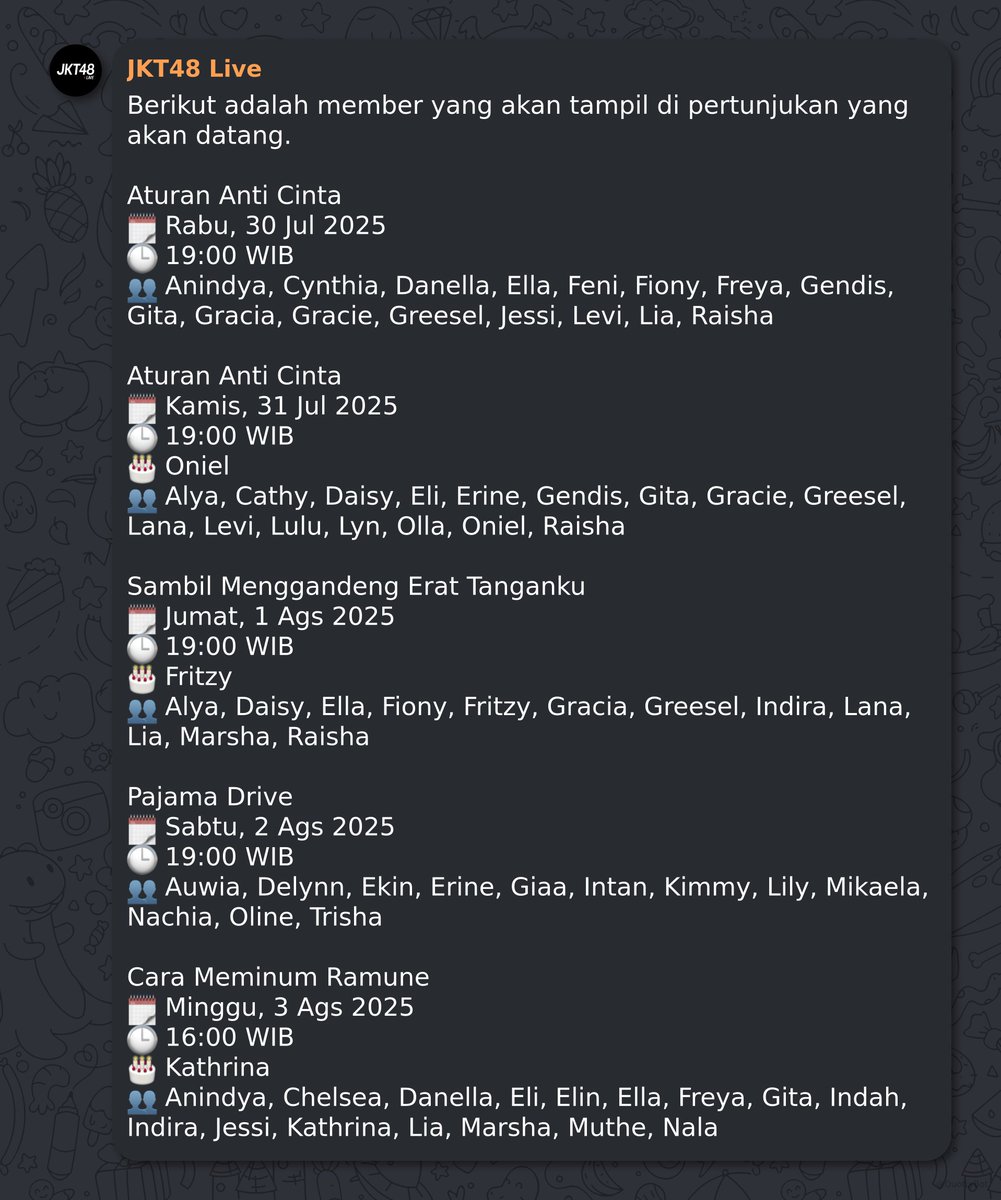 JKT48 Live tweet media