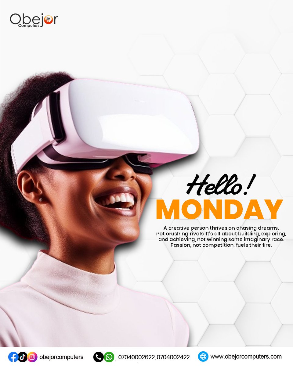 obejorcomputers's tweet image. 💼 New week, fresh creative goals!
Power your workflow with top laptops & smart gadgets from @obejorcomputers.
🛒 Shop now. Click link in Bio | DM us or visit any of our store near you.
#MondayMotivation #TechForCreators #ObejorComputers #ProductivityTools #DigitalWorkspace