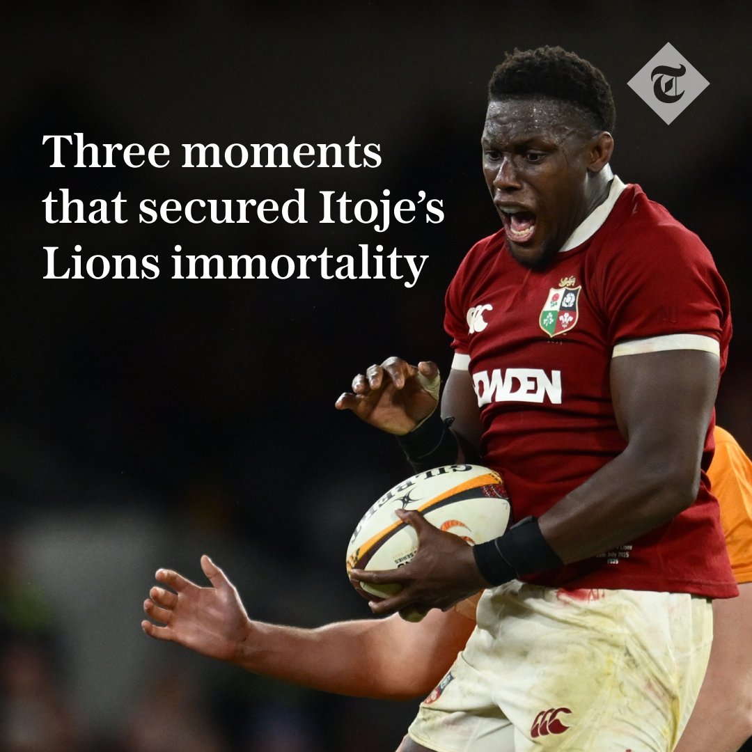 Telegraph Rugby (@telegraphrugby) on Twitter photo ©️ Itoje proved why he was right choice for captaincy with commanding performance as tourists sealed a series victory Down Under
<a href="/danscho1/">Daniel Schofield</a> breaks down his defining moments ⬇️
telegraph.co.uk/rugby-union/20… ©️ Itoje proved why he was right choice for captaincy with commanding performance as tourists sealed a series victory Down Under
<a href="/danscho1/">Daniel Schofield</a> breaks down his defining moments ⬇️
telegraph.co.uk/rugby-union/20…