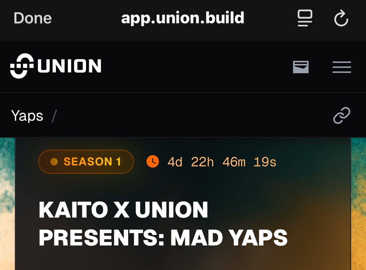 princeofweb3's tweet image. ZKGM yappers
In the @union_build MAD yap campaigns
I’m seeing a time , it that the time left in season 1 or counting how many days used in the season ?
So many people asking this
zkgm btw