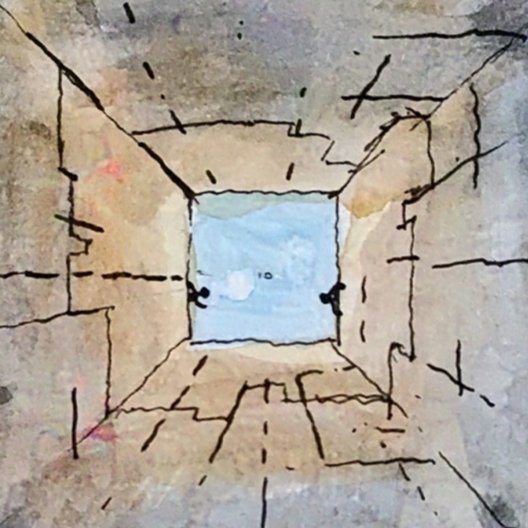kaledo69's tweet image. Square hole!!

#pastlife #lifeseries #watercolor #art