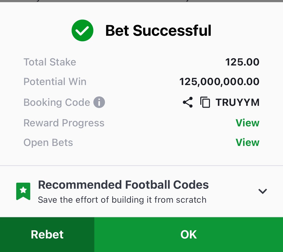 Put ₦125, repost and drop your AZA 

Multiple sure edits here 👉🏽 t.me/bayobetsyard