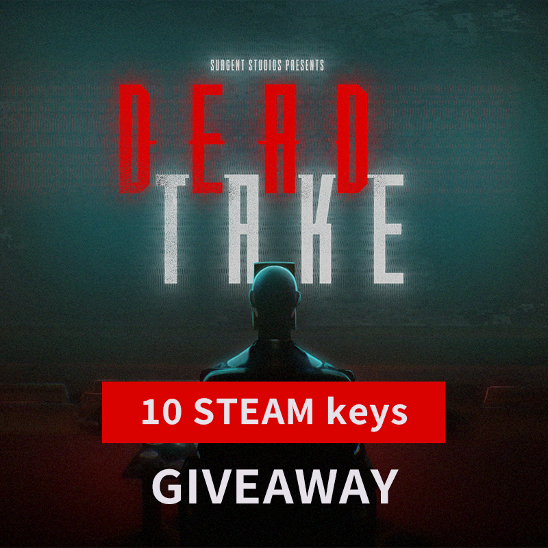 🎁GIVEAWAY: Dead Take STEAM Keys🎁
10 Winners‼

To enter:
✅Follow Us
🔃Repost &amp; ❤Like

To increase the chances of winning,
wishlist on Steam and reply with a screenshot!
(See below for examples 📝)
store.steampowered.com/app/3352690/De…

⌛Ends July 31st, 3:00 AM (UTC)
