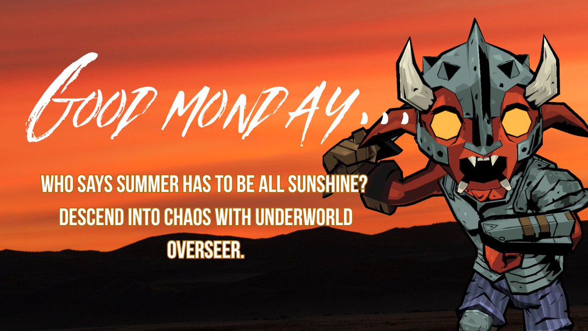 Good morning, sinners. Monday’s here and the infernal productivity begins...

#vr #dungeon