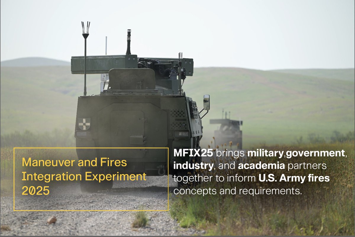 TRADOC's tweet image. MFIX25 is enhancing lethality through technology, innovation &amp;amp; partnerships with industry. Persistent experimentation events allow us to continuously transform our Army into the most lethal land-based fighting force. 🔬 

#ContinuousTransformation 
@USArmy @FCCTransforms