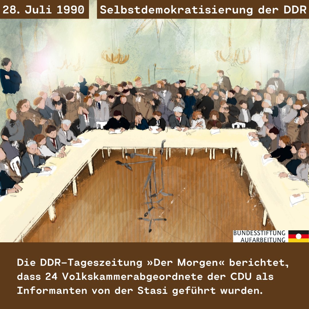 BAufarbeitung's tweet image. "Chronik des Umbruchs 1989/1990"
.
Wir posten bis zum 35. Jahrestag der #Wiedervereinigung am 3.10.2025 Kacheln, die zeigen, was am jeweiligen Datum auf dem Weg von der Friedlichen Revolution zur Deutschen Einheit passierte. In der #DDR und #International.