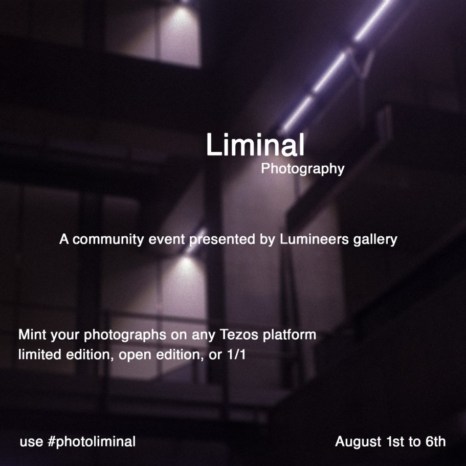 #photoliminal 🚪  Aug 1–6
Next Tezos event will start next Friday.... Are you ready?