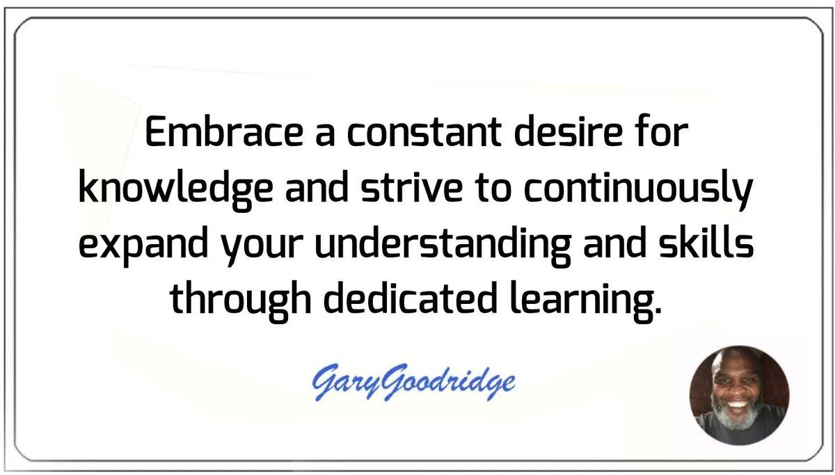 garyhgoodridge's tweet image. Embrace  a ..