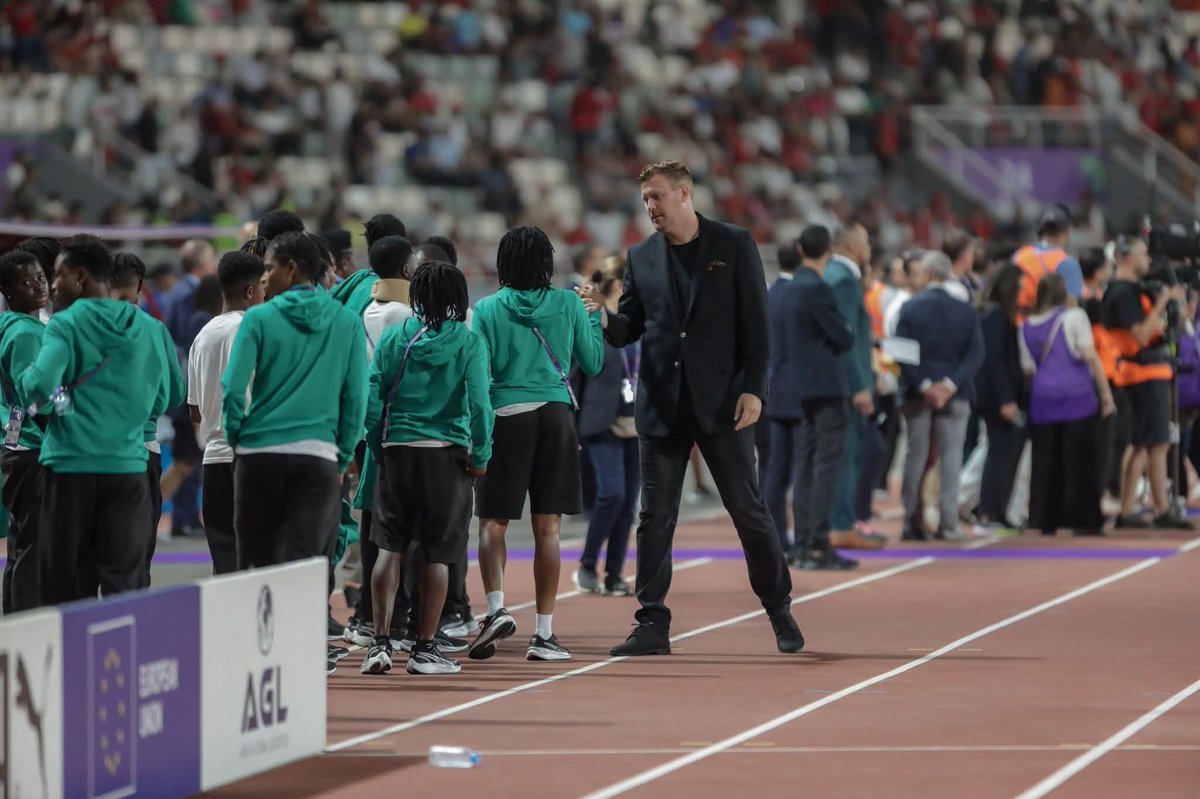 ShabanMo9's tweet image. Black Queens coach Kim Lars Bjorkegren 📸🇬🇭