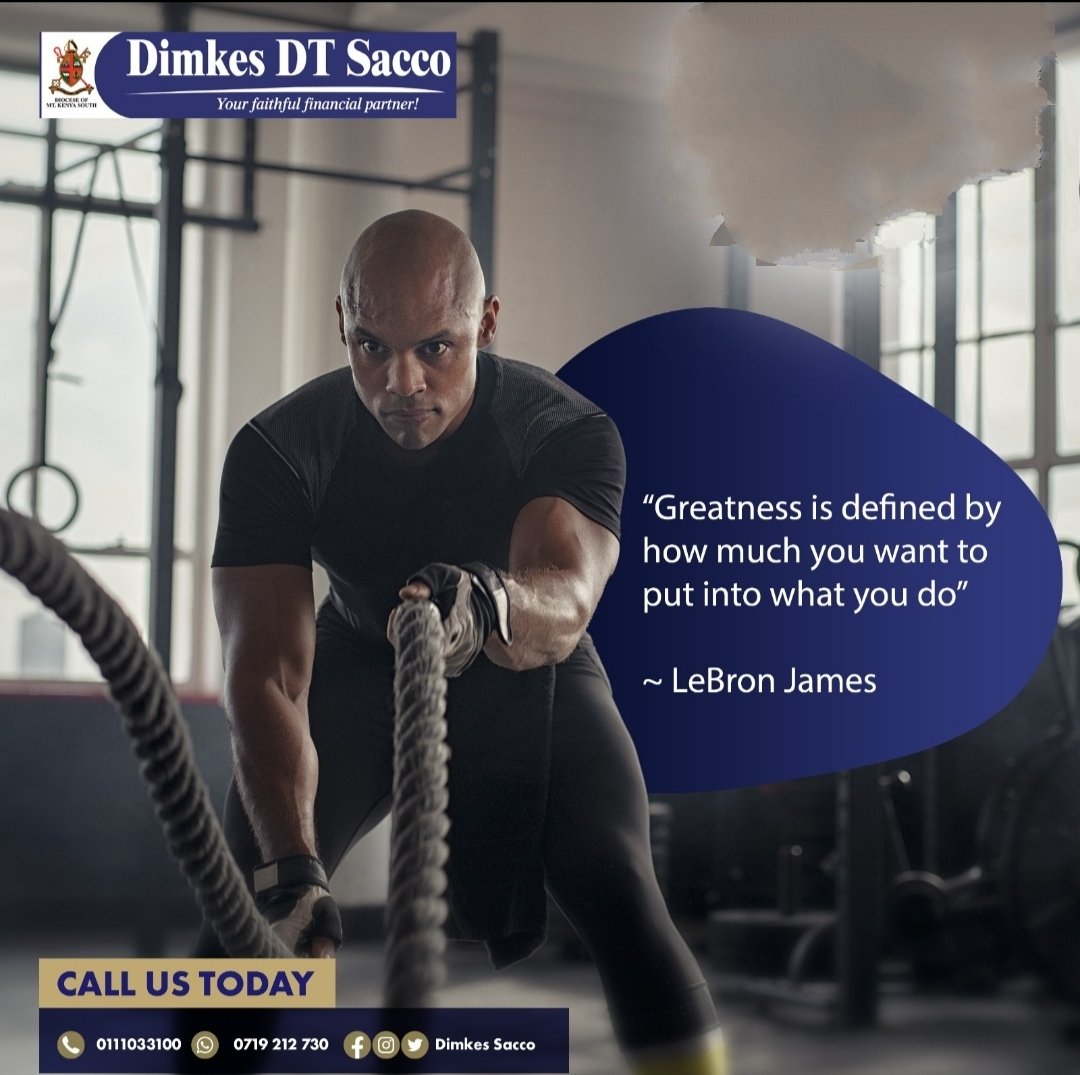 dimkessacco's tweet image. Committed to the process. Focused on the goal
#GoalOriented
#Consistency
#OnesStepAtATime
#DimkesDTSacco
#YourFaithfulFinancialPartner
#saccotrendmagazine
