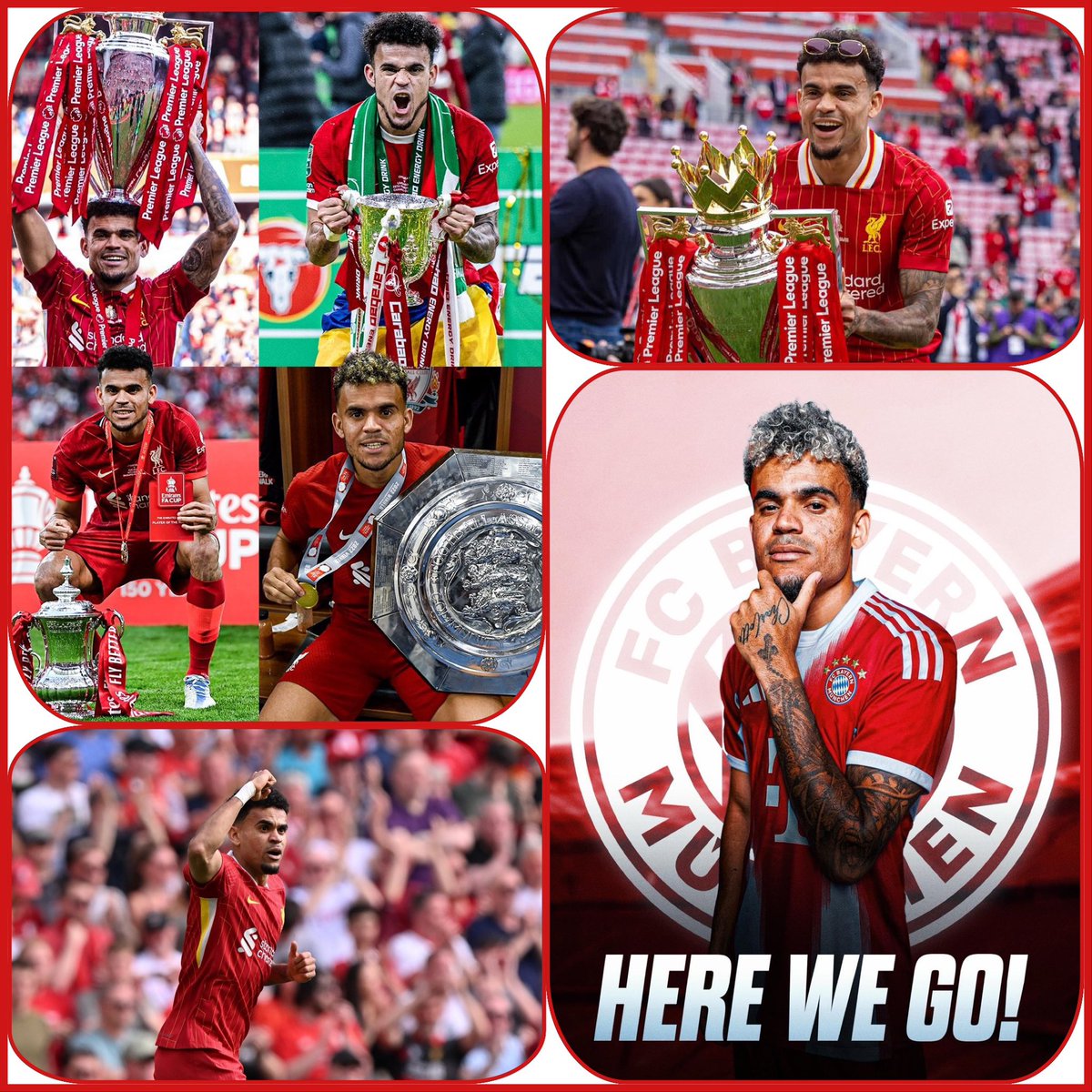 TeeLFC025's tweet image. Luis Diaz is reportedly set to sign and become a Bayern Munich player, in the next few day βοΈπ
Thanks for the amazing & wonderful memories and good luck at Bayern, Lucho (apart from when playing against Liverpool π
) β€οΈ #LFC #Diaz #LFCTransfers