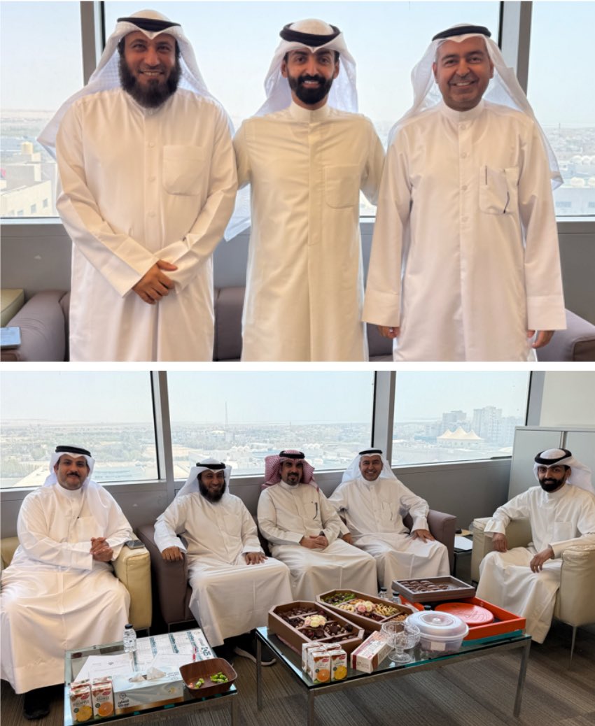 اليوم تشرفت بزيارة الأساتذة الكرام

مراقب محكمة الجهراء
أ. مانع السعيدي أبو عمر 
رئيس قسم أمناء السر
أ. سعد السعيدي أبو تركي

بمناسبة تقديمهم لطلب التقاعد بعد سنوات عديدة من الخدمة والعطاء وستبقى بصماتكم محفورة في ذاكرة المكان وقلوب الزملاء

كفيتوا ووفيتوا🌺
#وزارة_العدل 
#الكويت