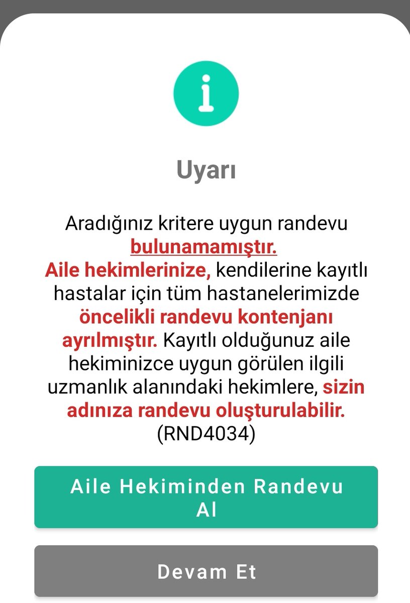 TTB Aile Hekimliği Kolu TTB-AHEK (@ttbahk) on Twitter photo Hastalarımız 182 ve MHRS sisteminden randevu almaya devam edeceklerdir. Sistem açıktır. Zorunlu sevk sistemi söz konusu değildir. Aile hekimi, hastanın durumuna ve geçmişine göre sağlık kurumuna sevkini yapar. Hekim <a href="/saglikbakanligi/">T.C. Sağlık Bakanlığı</a> sekreteri değildir. Hastalarımız 182 ve MHRS sisteminden randevu almaya devam edeceklerdir. Sistem açıktır. Zorunlu sevk sistemi söz konusu değildir. Aile hekimi, hastanın durumuna ve geçmişine göre sağlık kurumuna sevkini yapar. Hekim <a href="/saglikbakanligi/">T.C. Sağlık Bakanlığı</a> sekreteri değildir.