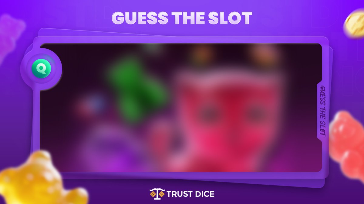 Trust_Dice's tweet image. Guess the slot for a juicy $20
๐ฅค Likeย
๐ฉด Repost
๐ Comment your answer and TD username below๐
#TrustDiceGivesBack #TDJellyRush