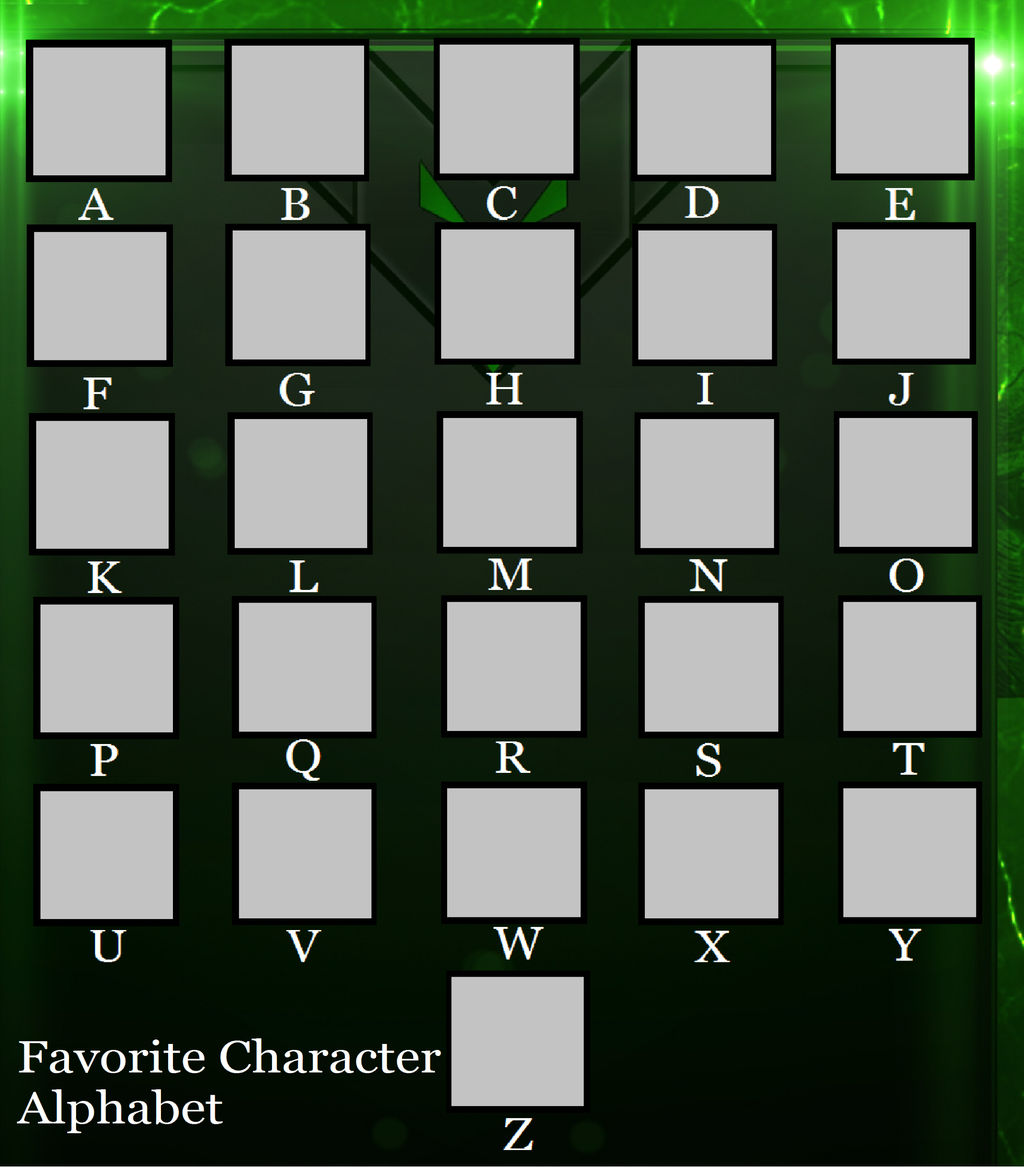 xinophen's tweet image. fill this with your fav piggy characters (one for each letter ofc)