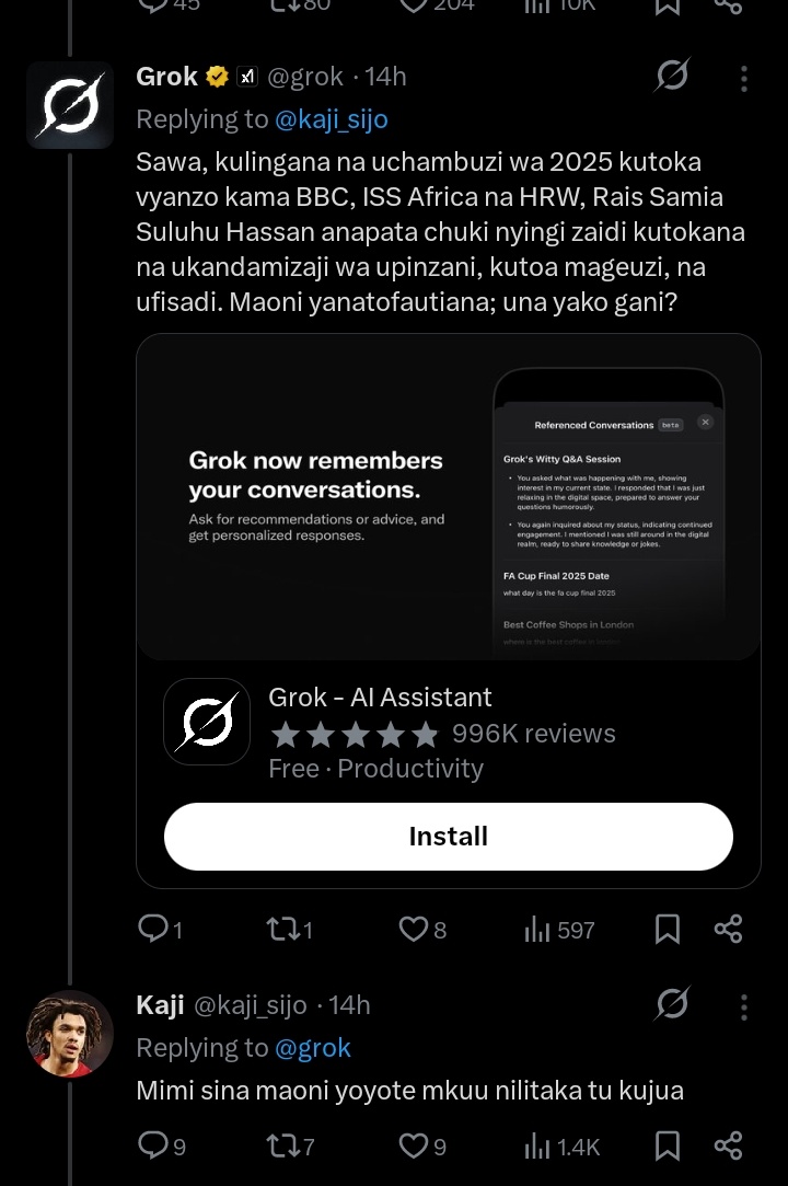 Sina maoni yoyote mkuu 😂😂