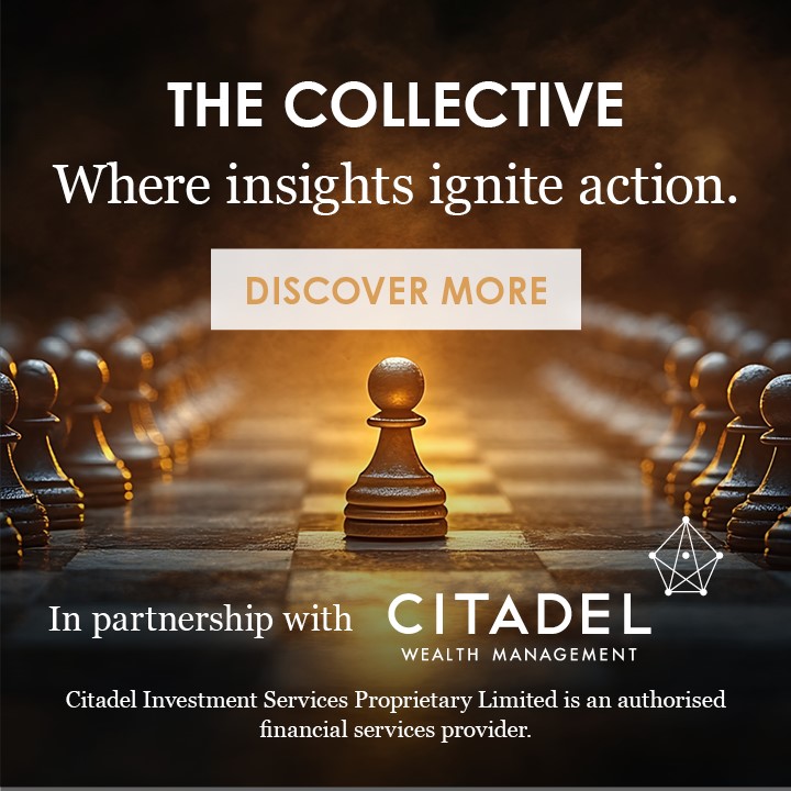 Citadel Investment Services (@citadelsa) on Twitter photo Introducing The Collective, hosted by Citadel, in proud partnership with <a href="/forbesafrica/">Forbes Africa</a> and <a href="/cnbcafrica/">CNBC Africa</a>.
The Collective is a bold new forum where game-changing ideas will meet thought-provoking debate.
Set to take place in Cape Town and Johannesburg in August 2025, The Introducing The Collective, hosted by Citadel, in proud partnership with <a href="/forbesafrica/">Forbes Africa</a> and <a href="/cnbcafrica/">CNBC Africa</a>.
The Collective is a bold new forum where game-changing ideas will meet thought-provoking debate.
Set to take place in Cape Town and Johannesburg in August 2025, The