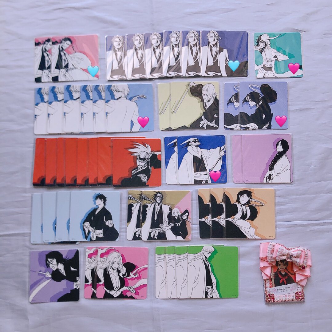 Pppabc_1217hh's tweet image. 【交換/譲渡】 BLEACH 原画展 缶バ アトコ

譲⇩
画像参照

求⇩
同異種 日番谷 雛森
異種 鳳橋(FF様用)
or 缶バッジ/アートコースター 画像4枚目金額
定価以下ご不快な方は申し訳ありません。

30日池袋お手渡しor郵送。
募集は8月29日まで、お気軽にお声掛け下さい。