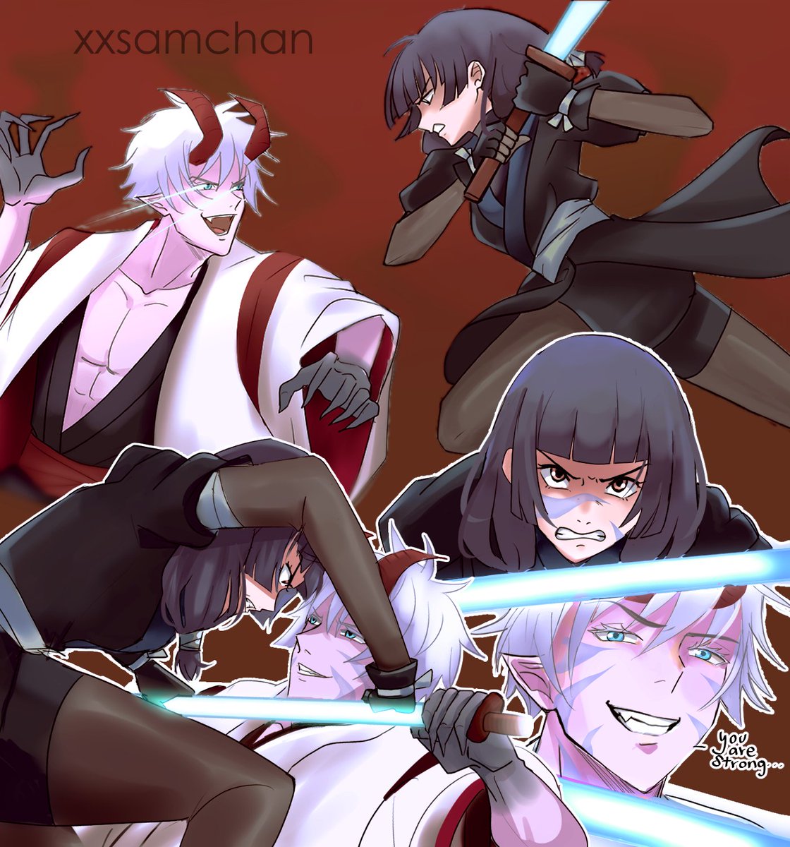 ✨Samii _ 🎶🎀⚠️🔞 (@samiichan1) on Twitter photo LETS GOO!
(LATE) Day 3; Youkai AU😈
Inspirited by KpopDemonHunters, all the same except it's setting in Japan and Utahime is an idol/miko warrior from Kyoto fighting one of the strongest demons ever.
<a href="/goutaweek/">GoUta Week 2025</a>
#gojohime #五歌 LETS GOO!
(LATE) Day 3; Youkai AU😈
Inspirited by KpopDemonHunters, all the same except it's setting in Japan and Utahime is an idol/miko warrior from Kyoto fighting one of the strongest demons ever.
<a href="/goutaweek/">GoUta Week 2025</a>
#gojohime #五歌