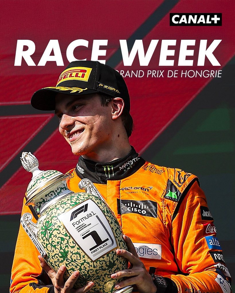 RACE WEEK 🏎️

Après la Belgique, la F1 enchaîne avec la Hongrie 🇭🇺 
Qu’attendez-vous de ce Grand Prix ?👀