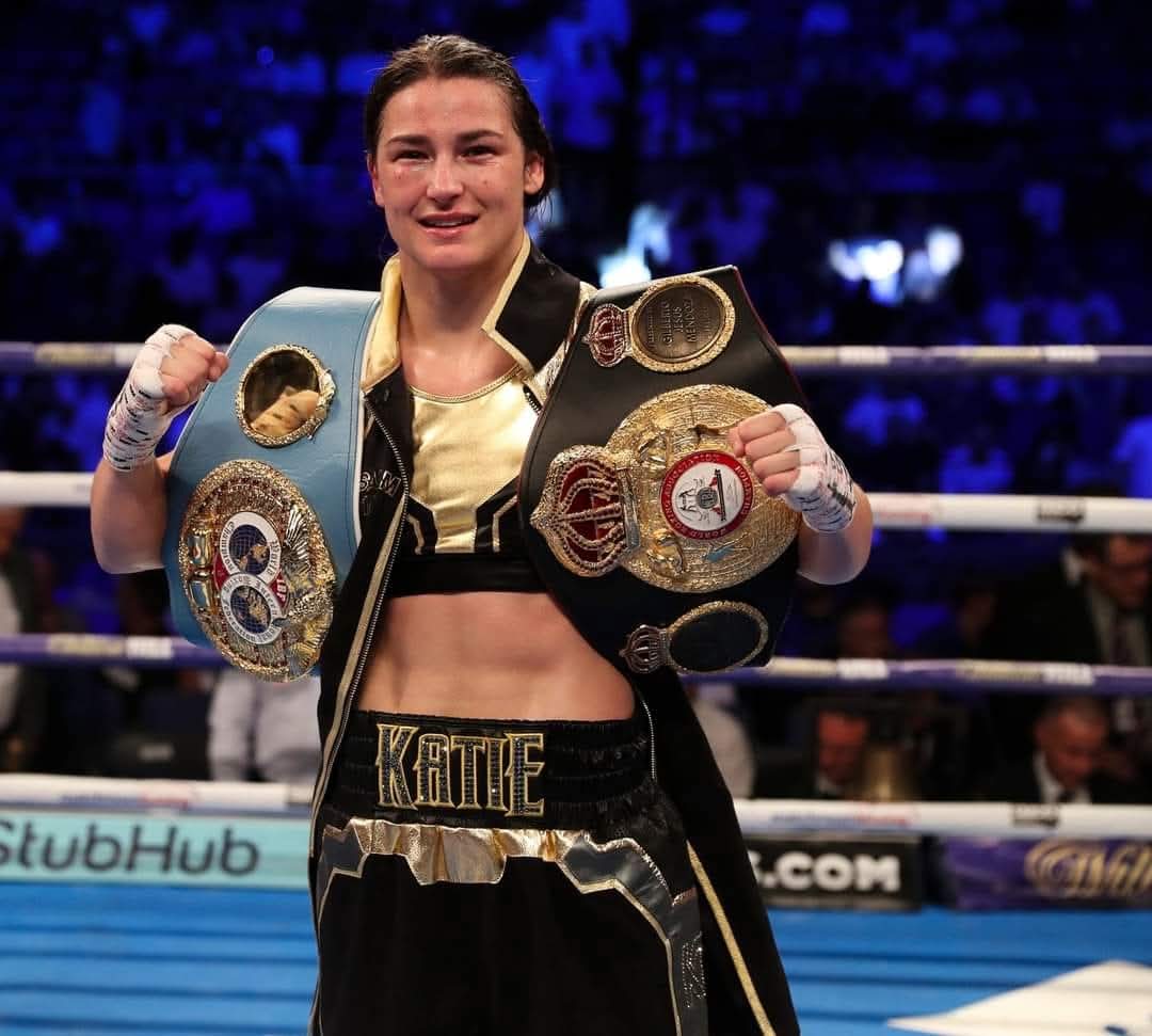 BoxingTicketsNI's tweet image. 7 years ago today at the 02 Arena
Katie Taylor defeated Kimberley Connor via 3rd round TKO to move to 10-0 and retain her WBA & IBF World lightweight titles
Now 25-1 and a 2 weight undisputed legend
What's next for the greatest lady of all time?