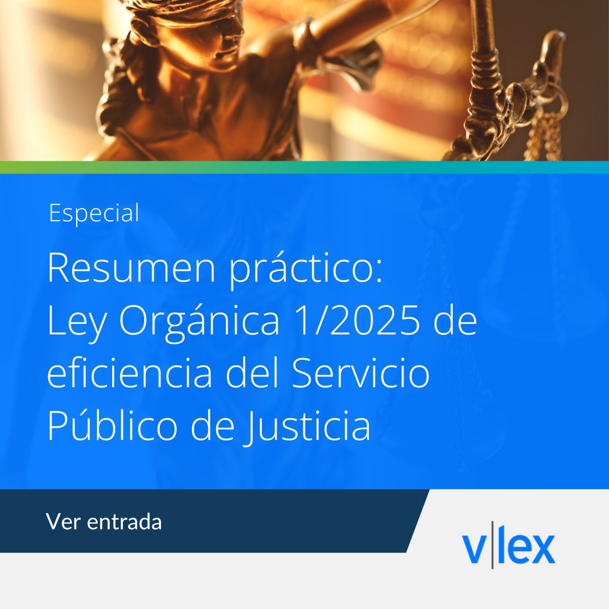 🔍 La gran reforma de la Justicia: ahora es el momento de ponerte al día

La Ley Orgánica 1/2025, sobre eficiencia del Servicio Público de Justicia, ha sido uno de los temas clave del año en el sector jurídico. Su impacto organizativo y procesal marca un antes y un después para