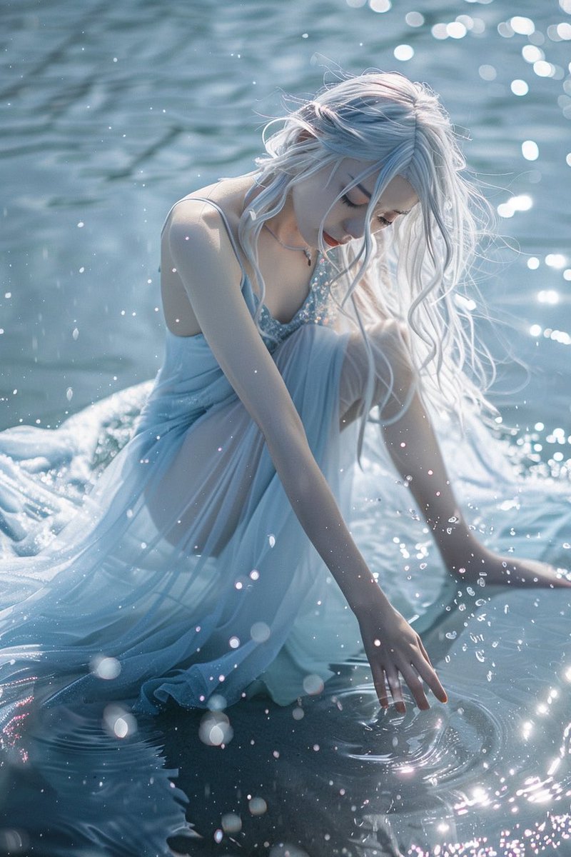 From the Witch Series —
She speaks to the ripples.
The water listens.

#WitchSeries #WaterWitch #FantasyArt
#AIart #midjouroney