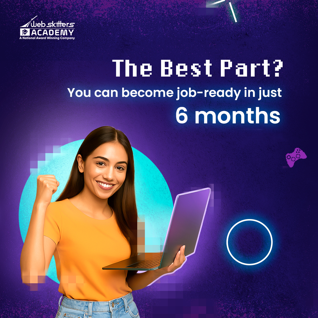 WebSkitters_Edu's tweet image. 🎮 India’s gaming industry is booming & Unity Developers are in demand.
Join Webskitters Academy & get trained from scratch in just 6 months.
✅ Live Projects
✅ Placement Help
✅ Career-Ready in 2025
#GamingJobs #UnityDeveloper #CareerInGaming #WebskittersAcademy