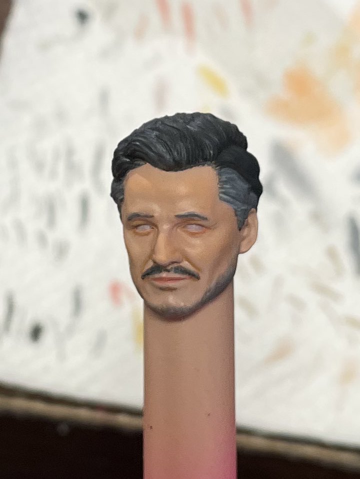 terminatorMk1's tweet image. 目をもうちょい大きめに造形すればよかったかもな〜。
造形からもうちょいやり直すか。