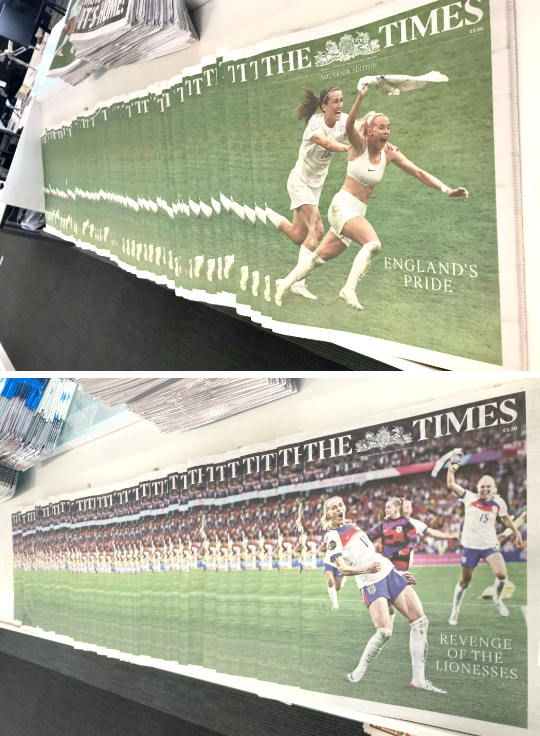 Tom Clarke (@_tomclarke) on Twitter photo First 2022, now 2025!
Lionesses, Chloe Kelly, Times front page. Perfect hat-trick!
<a href="/TimesSport/">Times Sport</a> <a href="/thetimes/">The Times and The Sunday Times</a> First 2022, now 2025!
Lionesses, Chloe Kelly, Times front page. Perfect hat-trick!
<a href="/TimesSport/">Times Sport</a> <a href="/thetimes/">The Times and The Sunday Times</a>