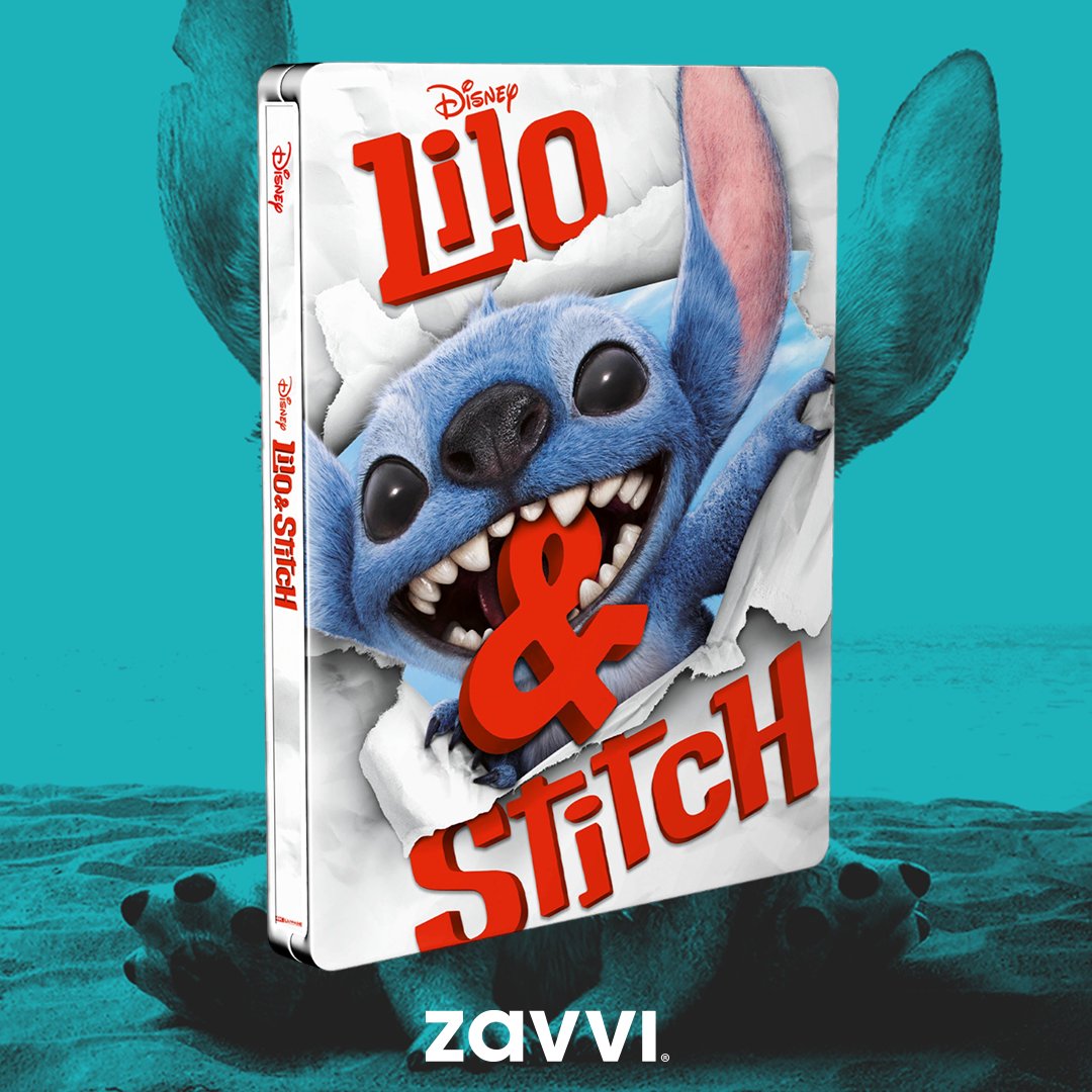 zavvi's tweet image. Ohana means family... but Steelbook means the same in any language!

Pre-Order the year&apos;s biggest Hollywood blockbuster, Lilo &amp;amp; Stitch, in 4K now &amp;gt;&amp;gt;&amp;gt; zavvi.com/4k/disney-s-li…