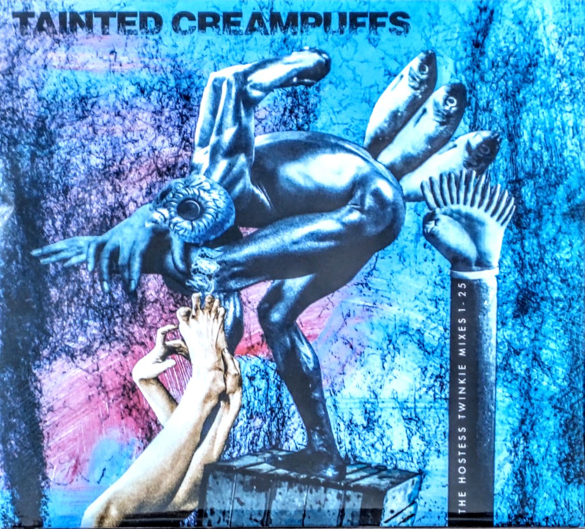 mrjolly23's tweet image. #NurseWithWoundEveryday #Day367 #NowPlaying #HomeListening Nurse With Wound - Tainted Creampies: The Hostess Twinkie Mixes 1-25 from 2025 on United Dairies, actual cut-up madness going on with this one!