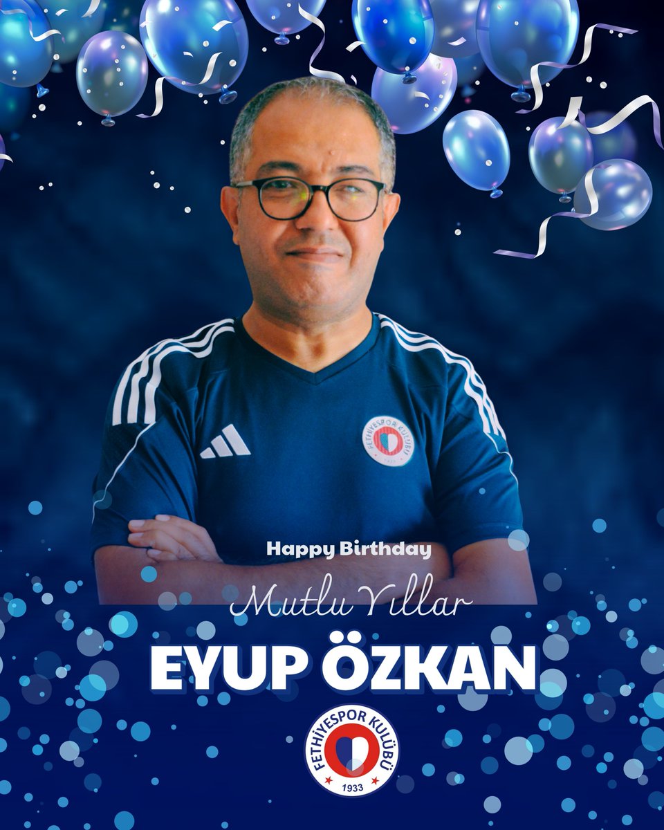 Fethiyespor (@fethiyespor) on Twitter photo Bugün Kulübümüz Medya Sorumlusu Eyup Özkan'ın Doğum Günü.
Medya Sorumlumuz Eyup Özkan'ın doğum gününü kutlar, yeni yaşında sağlık, başarı ve mutluluklar dileriz. <a href="/eyupozkann/">Eyup Özkan</a> Bugün Kulübümüz Medya Sorumlusu Eyup Özkan'ın Doğum Günü.
Medya Sorumlumuz Eyup Özkan'ın doğum gününü kutlar, yeni yaşında sağlık, başarı ve mutluluklar dileriz. <a href="/eyupozkann/">Eyup Özkan</a>