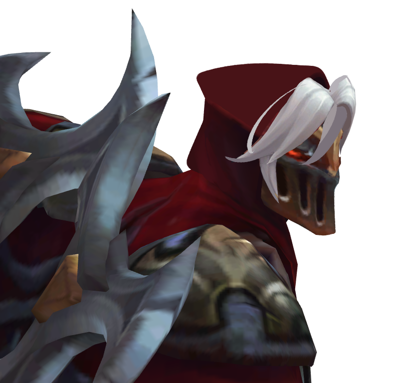 ninterbit's tweet image. Small edits for my headcanons of Shen and Zed designs 💙❤️
