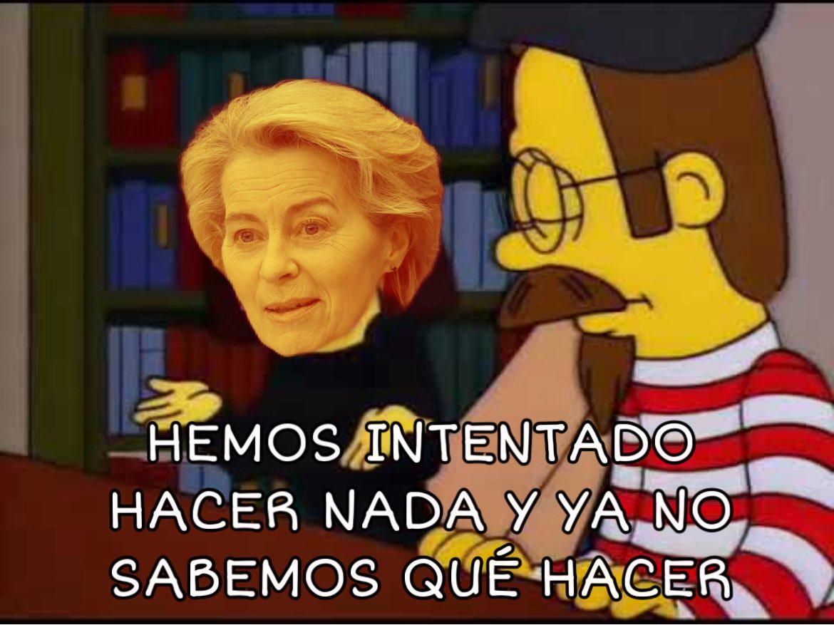 Von der Leyen explicando en Bruselas todo lo que hizo para intentar un acuerdo mejor con EEUU.