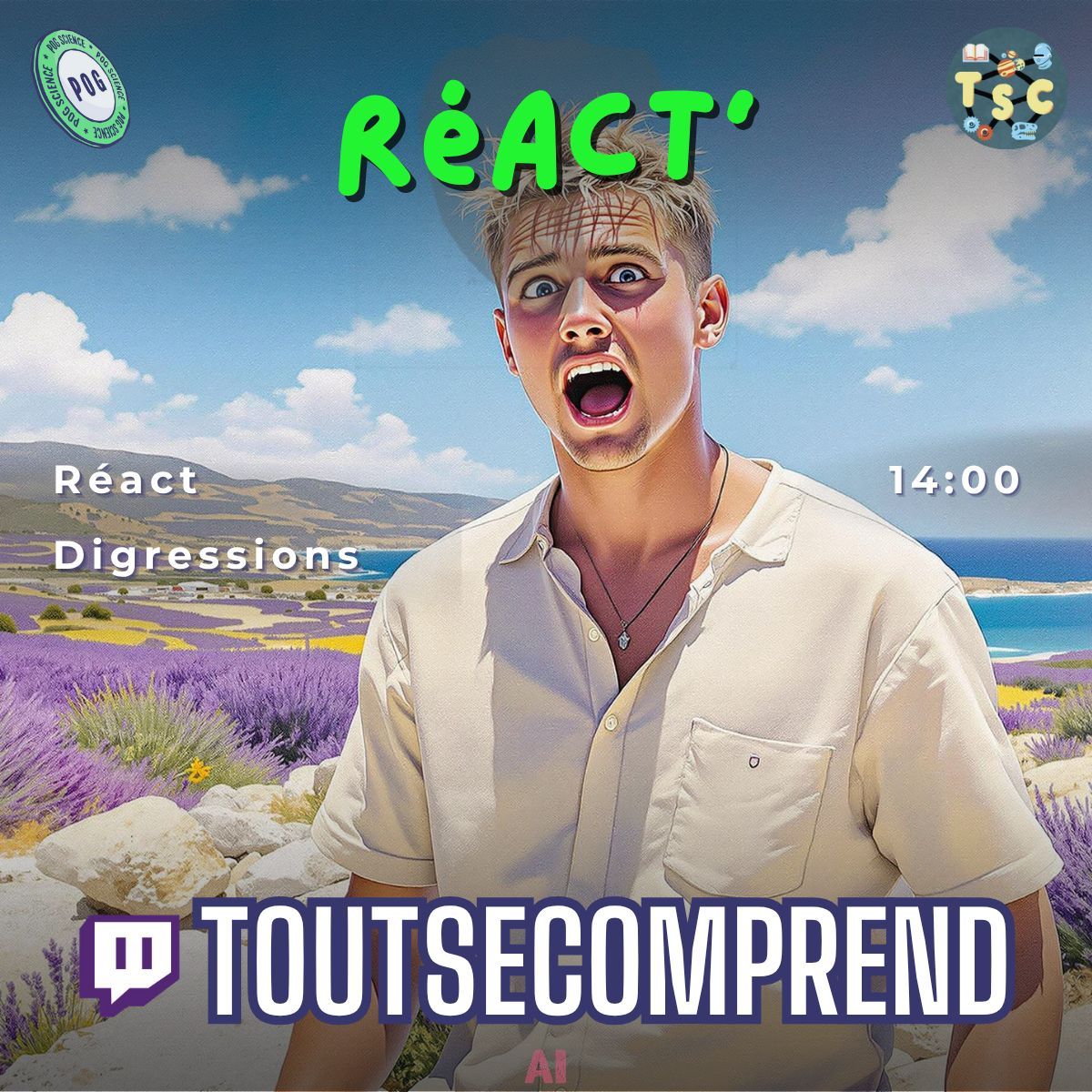 PogScience's tweet image. 🎙️ A 14h, RéactSci chez Robin Isnard sur des vidéos de science.

➡️ twitch.tv/toutsecomprend

#twitch #vulgarisation o