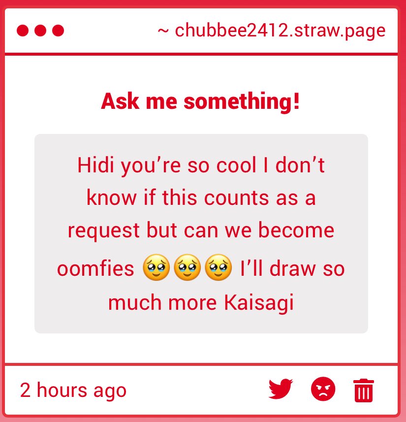 sideacchiding03's tweet image. Aw thank you!💖
The request was specifically about art requests so it doesn’t count🫶
Sure! Give me your acc and I’ll follow back. No need to force yourself to draw though, I know it comes naturally🙏