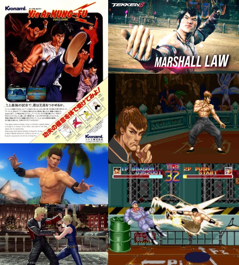 b_wings1234's tweet image. 【ゲームになったアクションスター:ブルース・リー】
武術家としても名高いブルース・リー。様々な格闘ゲームにおいてブルース・リーをモチーフとしたキャラが数多くいるのはご存じのことと思う。古くはイー・アル・カンフーのポスターイラストに描かれた人物とかはブルースそっくりだし、(続く)…
