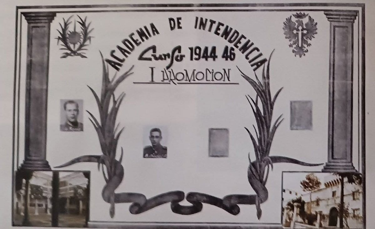 amucint's tweet image. Por Orden de 28 de Julio de 1944, hace 81 años, la Academia de Transformacion de Intendencia pasa a ser Academia de Intendencia. El 1 de Septiembre llega a Avila, la primera promoción de alumnos procedentes de la Academia General Militar.