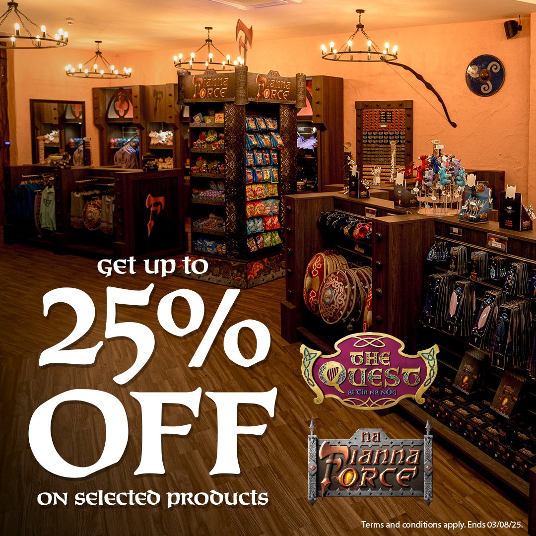🎉 Shop &amp; Save All Week!
Enjoy 25% OFF selected items in our retail outlets — This Monday to Sunday only! 🧢🎁
From plush toys to park merch, it’s the perfect time to grab a souvenir or two!
Hurry, while stocks last! 🛍️🎁