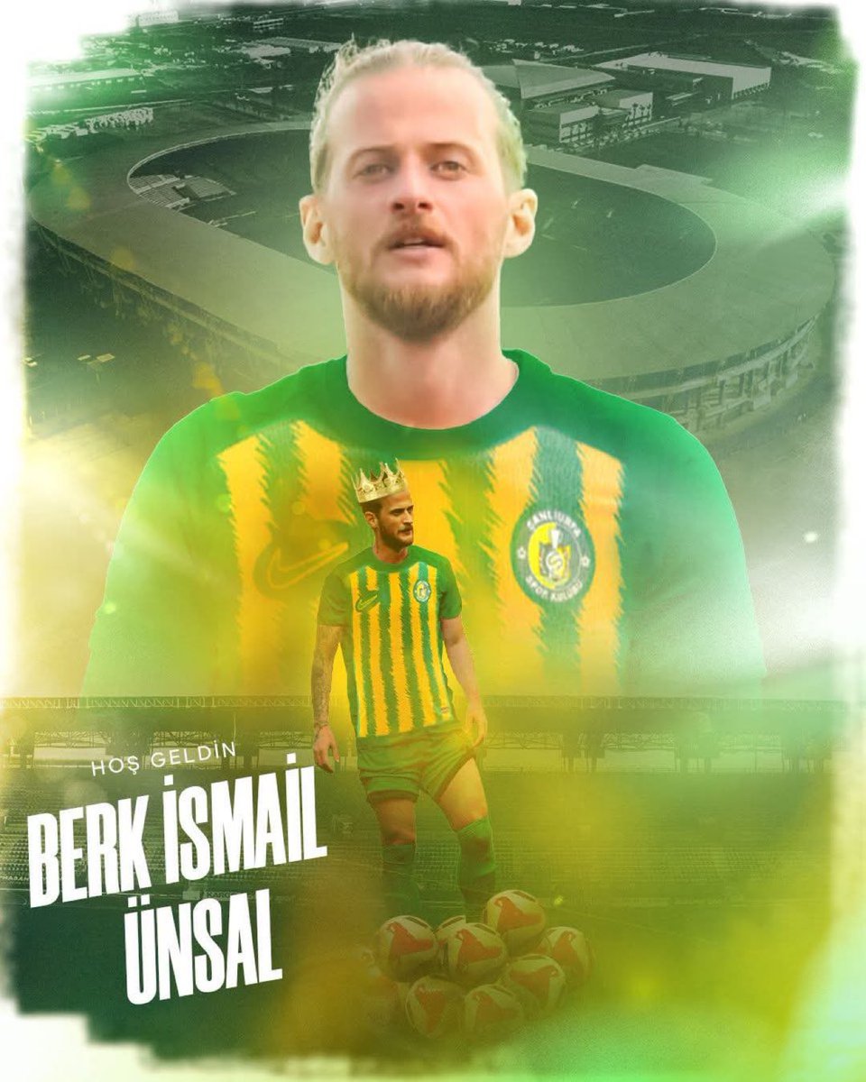 Berk İsmail Ünsal Şanlıurfaspora hayırlı olsun.
💚💛