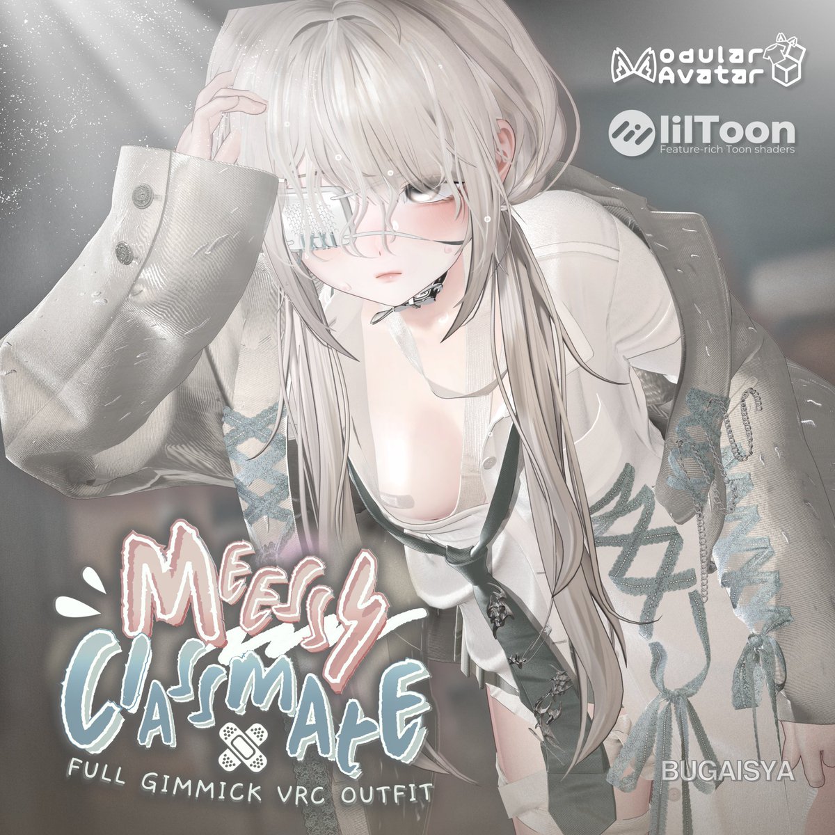 r_K_r_KK's tweet image. 【VRC】ギミック搭載衣装
👔「𝑴𝒆𝒔𝒔𝒚 𝑪𝒍𝒂𝒔𝒔𝒎𝒂𝒕𝒆」👔
【𝑆ℎ𝑖𝑛𝑟𝑎 / 𝑀𝑎𝑛𝑢𝑘𝑎 / 𝑆ℎ𝑖𝑛𝑎𝑛𝑜 / 𝑀𝑖𝑙𝑙𝑡𝑖𝑛𝑎】
コラボと新作発売予定のお知らせです
🗓販売予定：7月31日16:00

今回は着崩しをテーマにした制服衣装！…