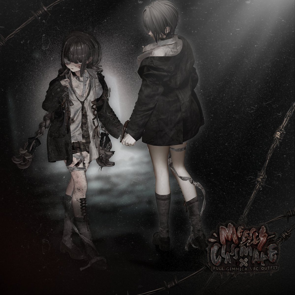 r_K_r_KK's tweet image. 【VRC】ギミック搭載衣装
👔「𝑴𝒆𝒔𝒔𝒚 𝑪𝒍𝒂𝒔𝒔𝒎𝒂𝒕𝒆」👔
【𝑆ℎ𝑖𝑛𝑟𝑎 / 𝑀𝑎𝑛𝑢𝑘𝑎 / 𝑆ℎ𝑖𝑛𝑎𝑛𝑜 / 𝑀𝑖𝑙𝑙𝑡𝑖𝑛𝑎】
コラボと新作発売予定のお知らせです
🗓販売予定：7月31日16:00

今回は着崩しをテーマにした制服衣装！…