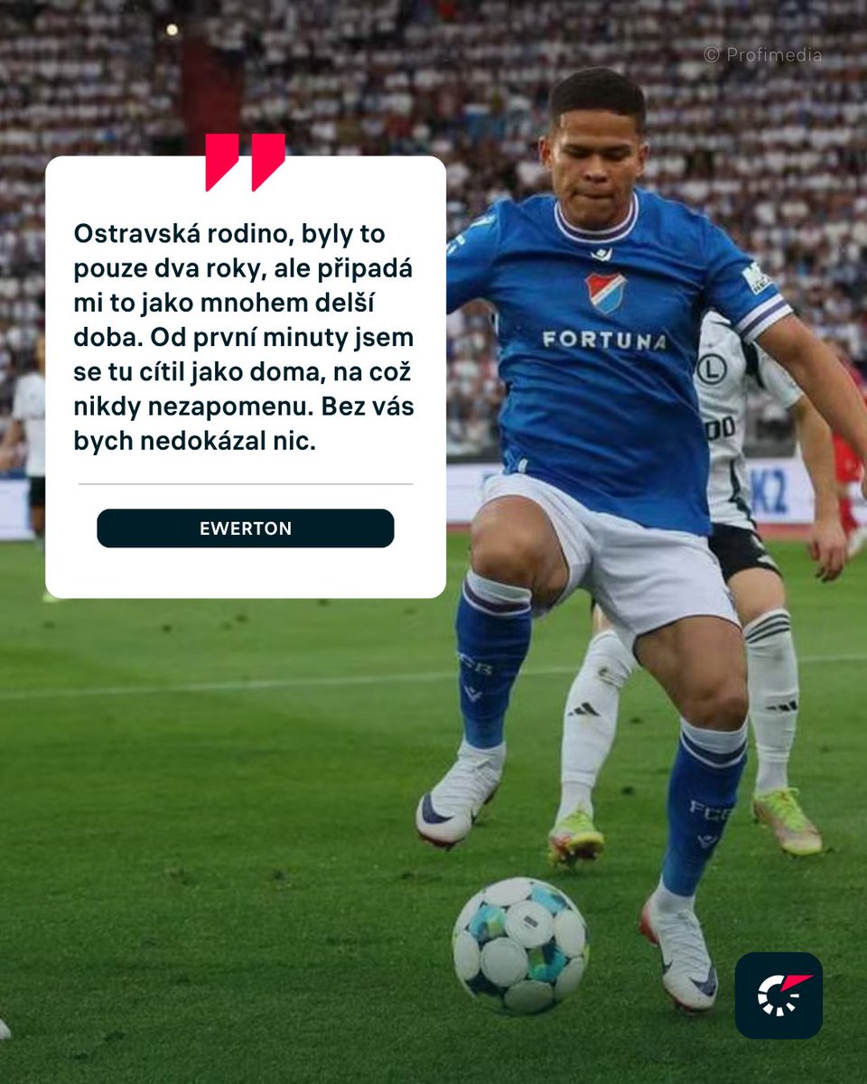 ➡️ flashsco.re/cz-news-tw-Ewe…

Kapitán Baníku Ewerton potvrdil na svém instagramu odchod z týmu. S fanoušky se ale nezapomněl rozloučit a vzkázal jim, že Ostrava navždy zůstane v jeho srdci. 🥹