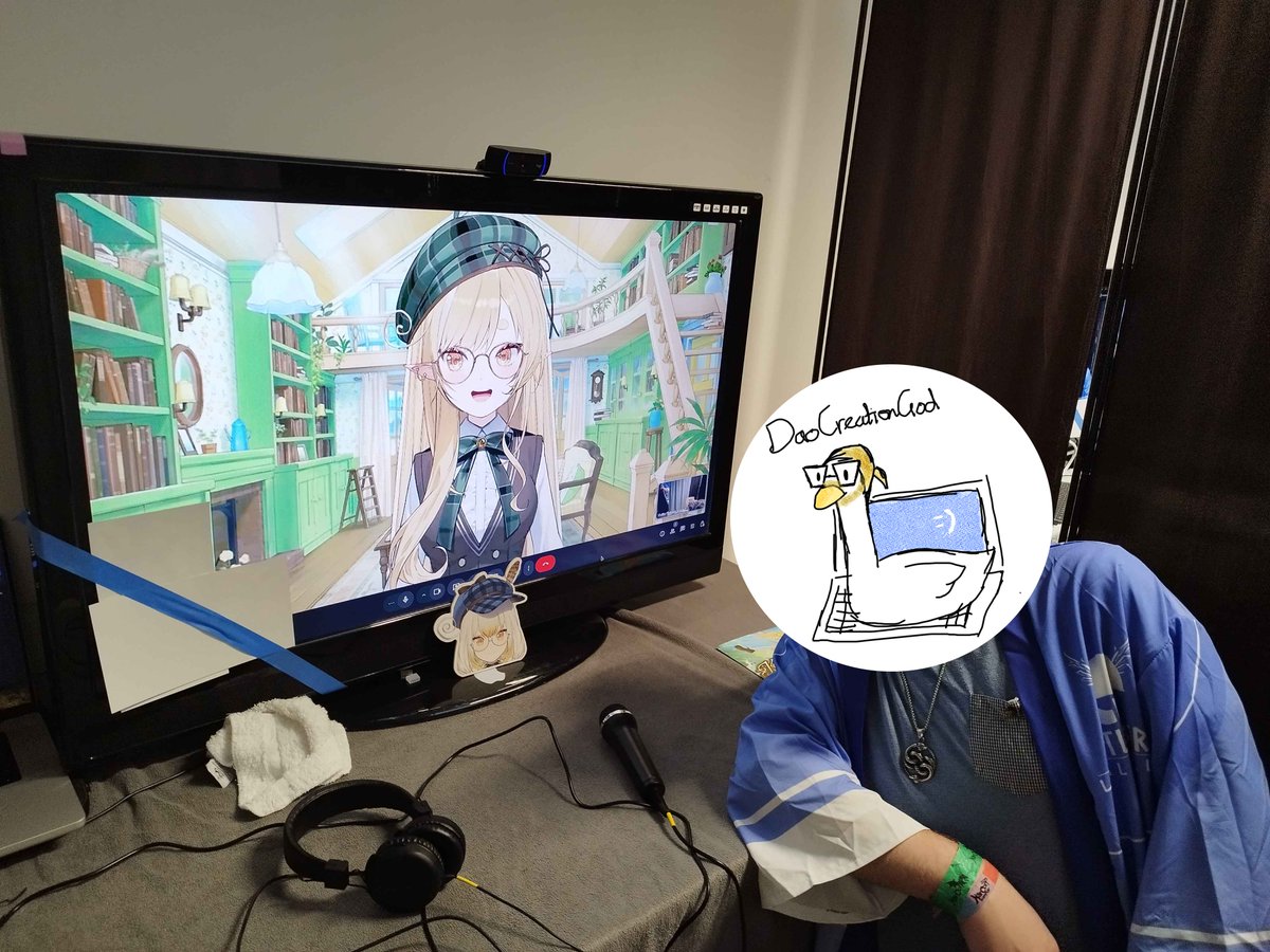 DaoCreationGod's tweet photo. Was at the meet & greet with @Yanagi_Kanna held by @VtuberValhalla at #naercon #narcon #närcon... Posted later https://t.co/KlBZzqUSiV