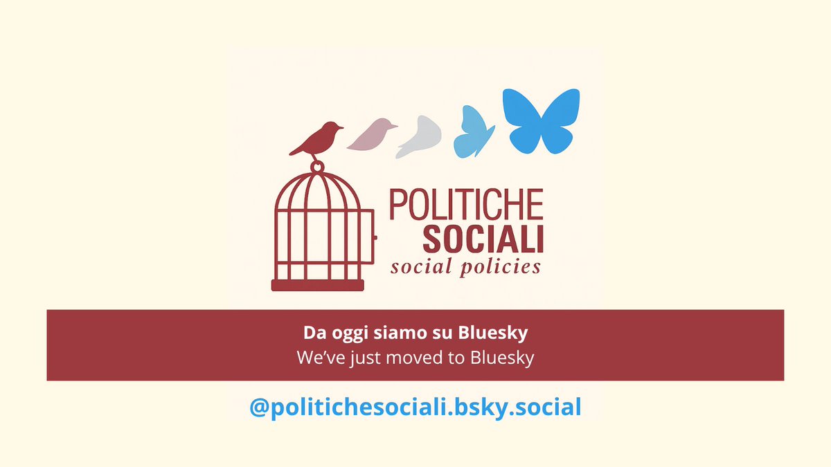 Politiche Sociali/Social Policies tweet media
